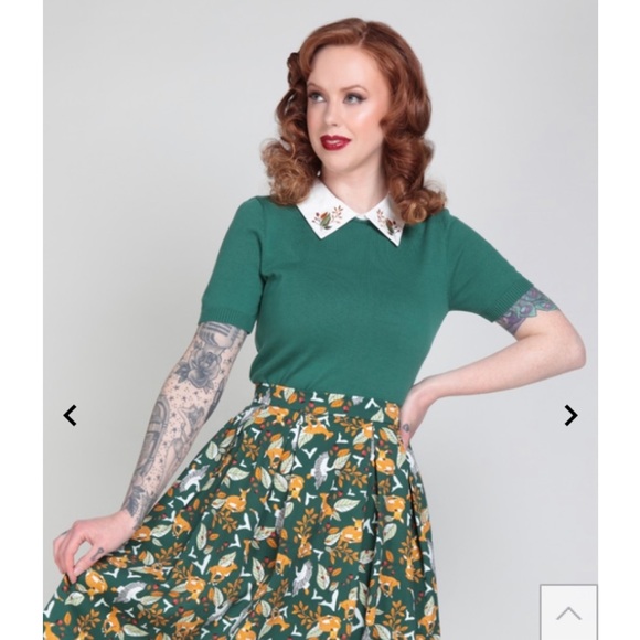 Berry Field Marianne Sweater by Collectif - Picture 6 of 12